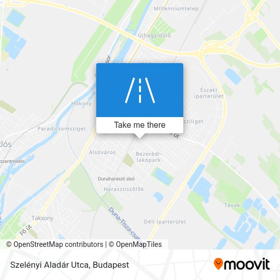 Szelényi Aladár Utca map