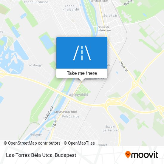 Las-Torres Béla Utca map