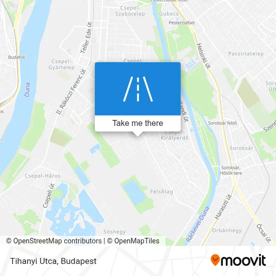 Tihanyi Utca map