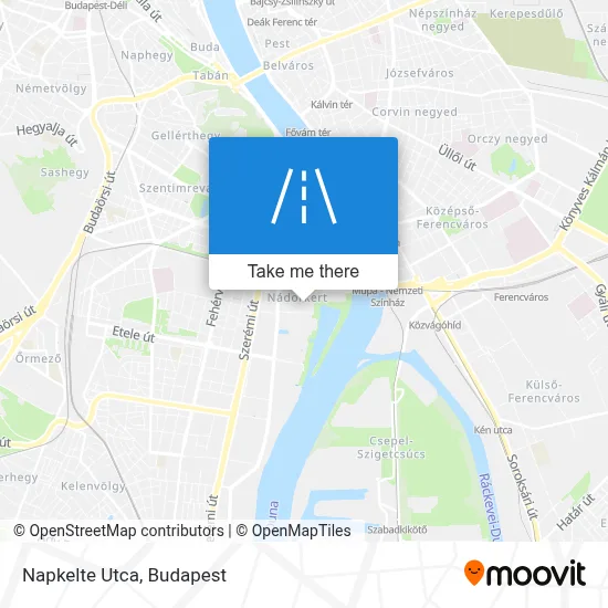 Napkelte Utca map