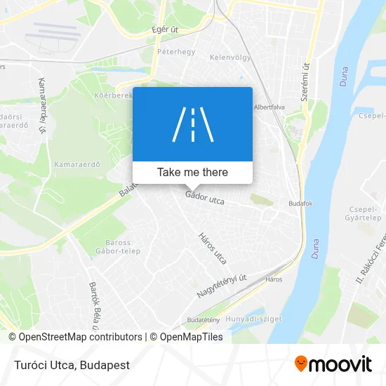 Turóci Utca map