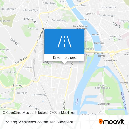 Boldog Meszlényi Zoltán Tér map