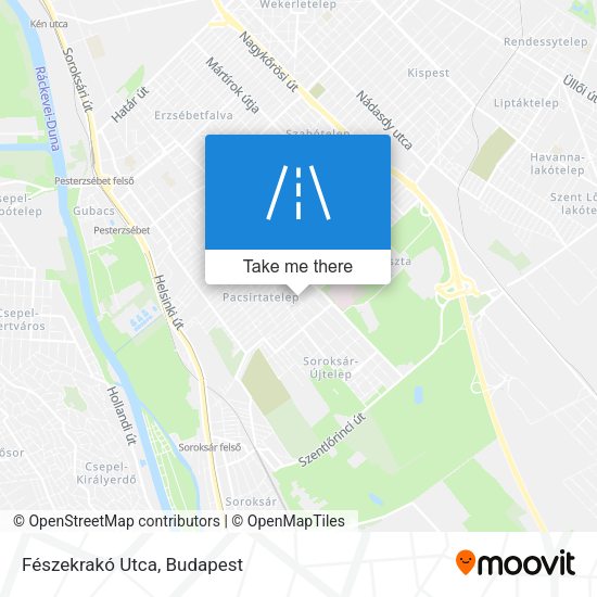 Fészekrakó Utca map