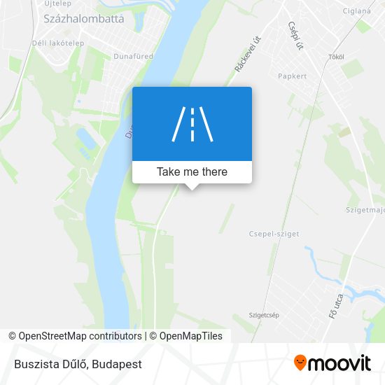Buszista Dűlő map