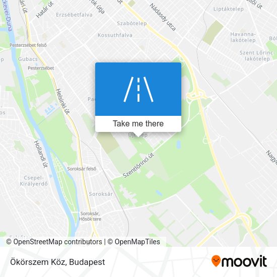 Ökörszem Köz map