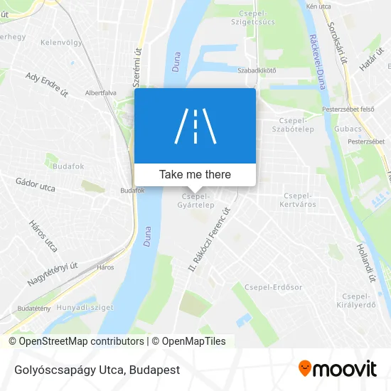 Golyóscsapágy Utca map