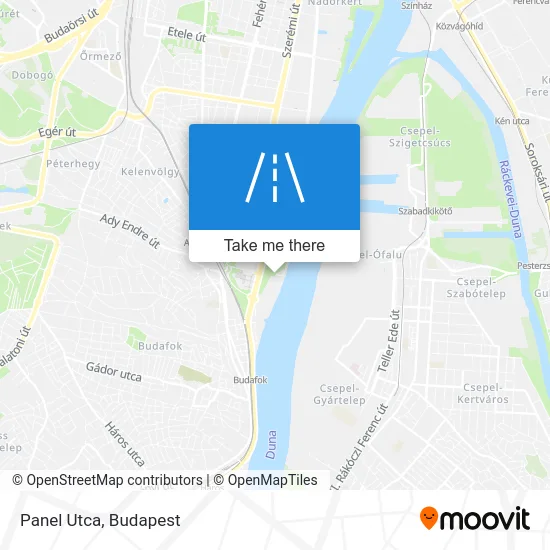 Panel Utca map