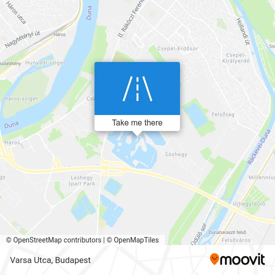 Varsa Utca map