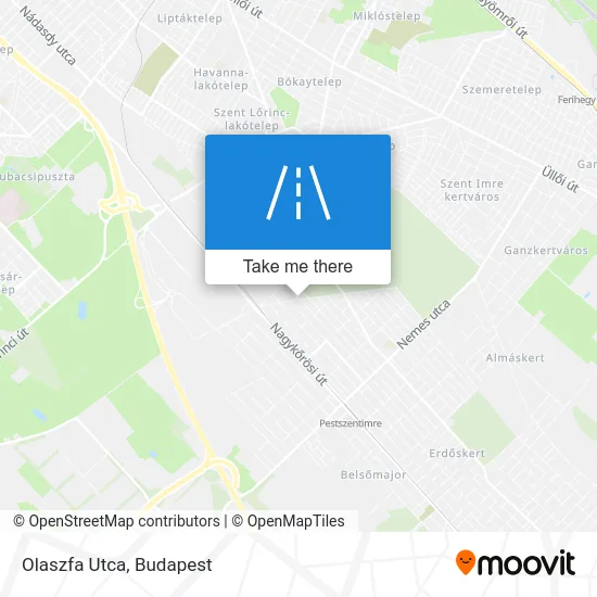 Olaszfa Utca map