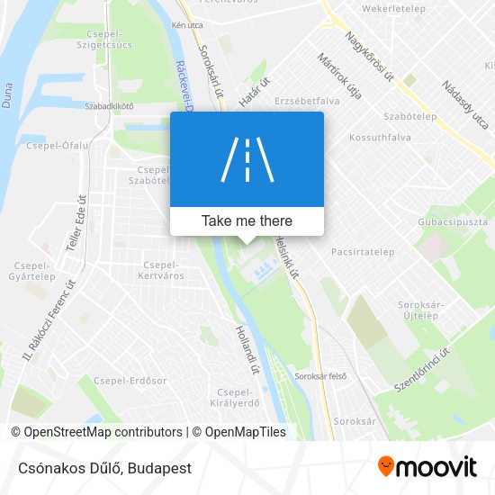 Csónakos Dűlő map