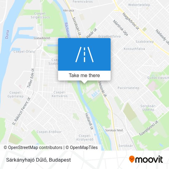 Sárkányhajó Dűlő map