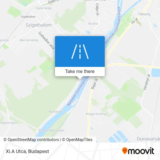 Xi.A Utca map