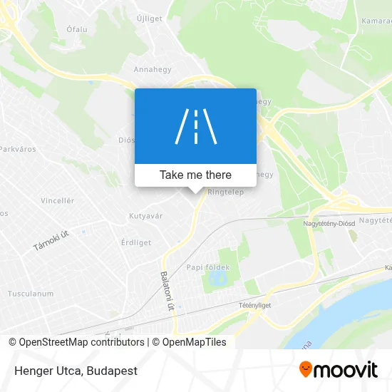 Henger Utca map