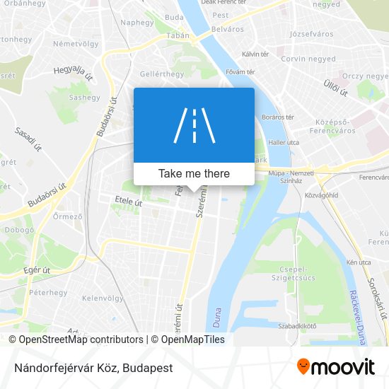Nándorfejérvár Köz map