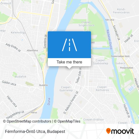 Fémforma-Öntő Utca map