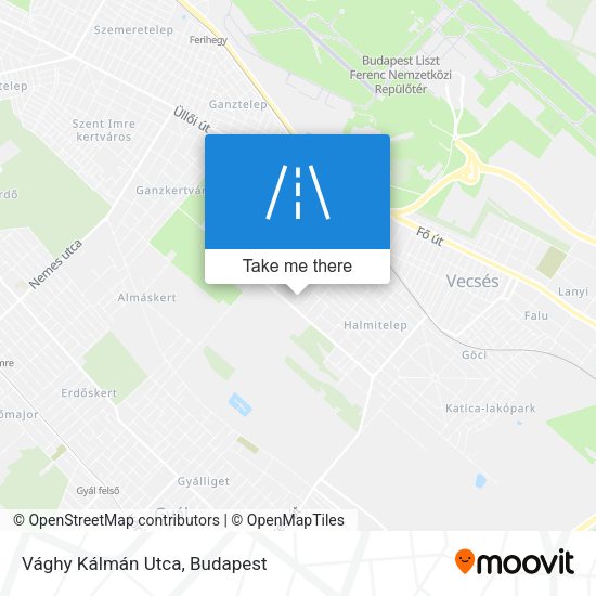 Vághy Kálmán Utca map
