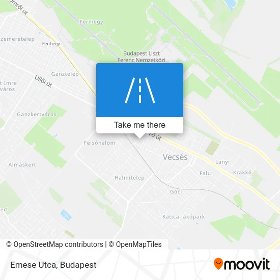Emese Utca map