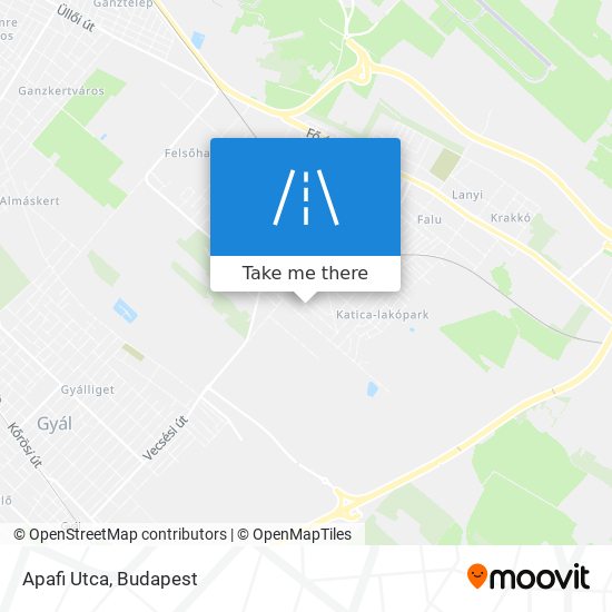 Apafi Utca map