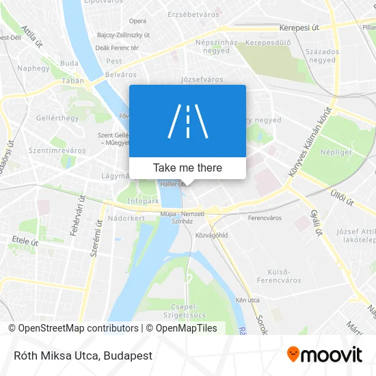 Róth Miksa Utca map
