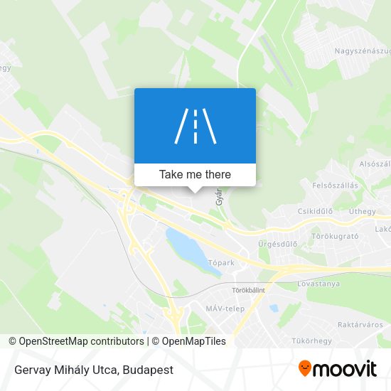 Gervay Mihály Utca map