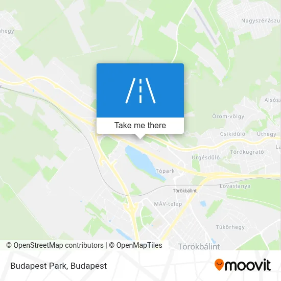 Budapark map