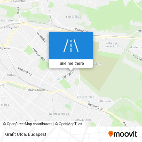 Grafit Utca map