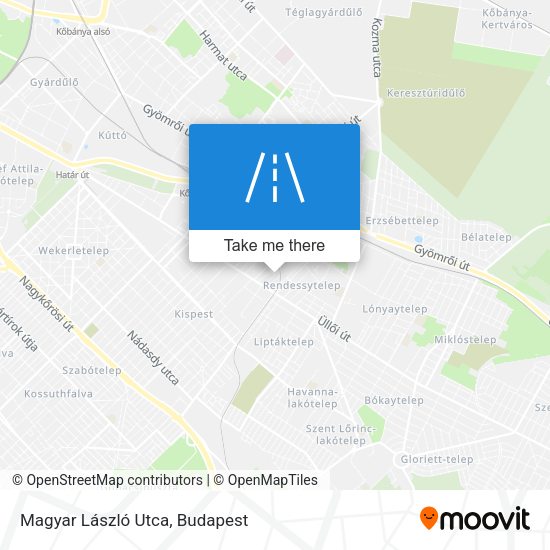 Magyar László Utca map