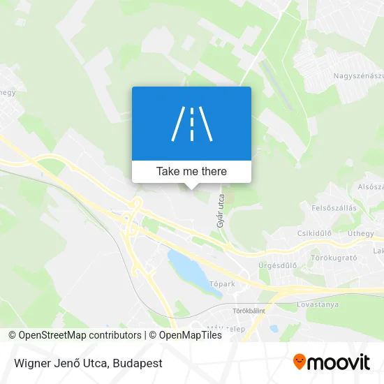 Wigner Jenő Utca map