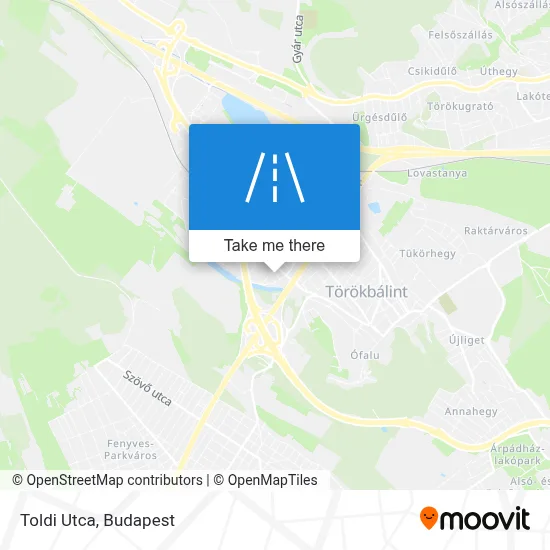 Toldi Utca map