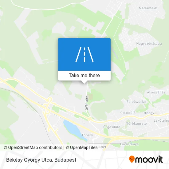 Békésy György Utca map