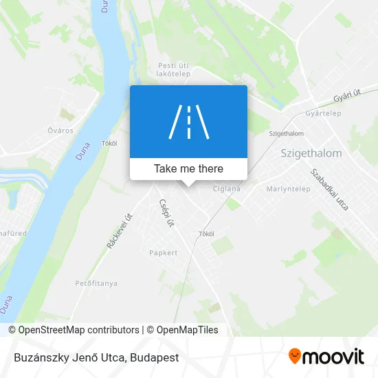 Buzánszky Jenő Utca map