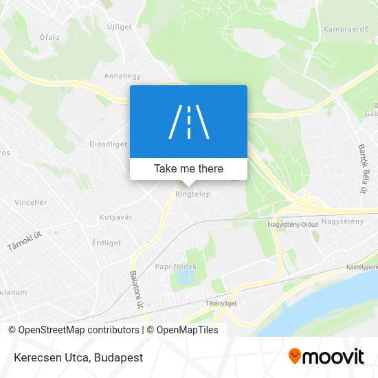Kerecsen Utca map