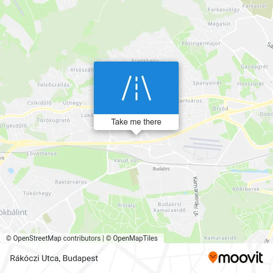 Rákóczi Utca map