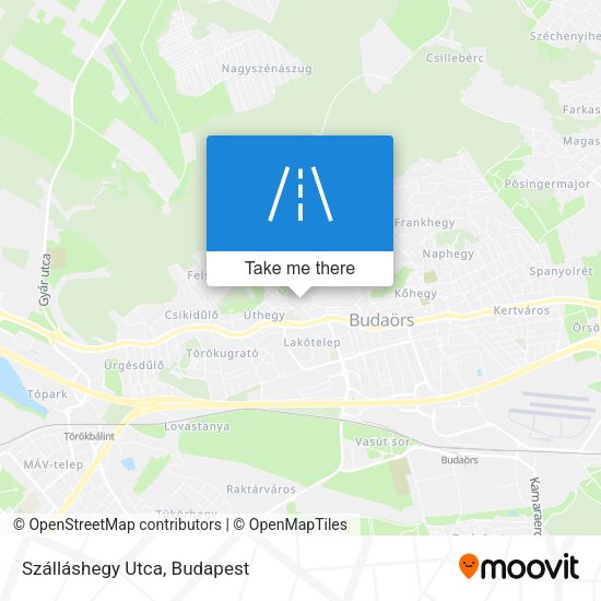 Szálláshegy Utca map