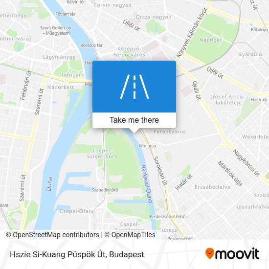 Hszie Si-Kuang Püspök Út map