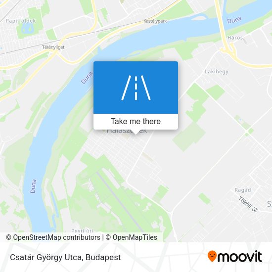 Csatár György Utca map