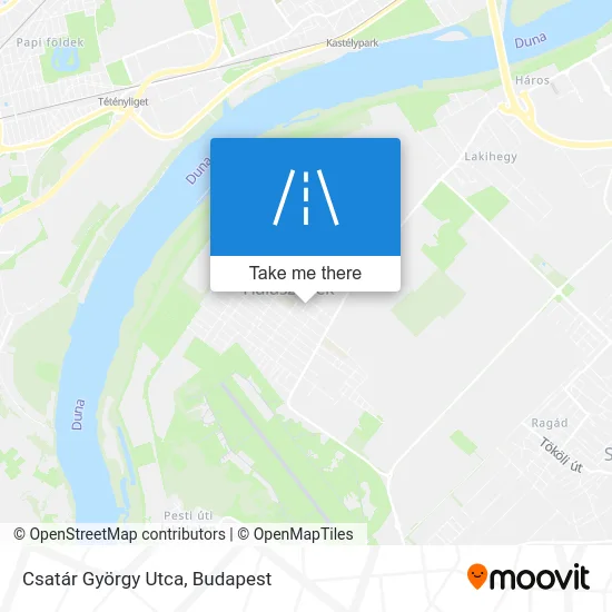 Csatár György Utca map