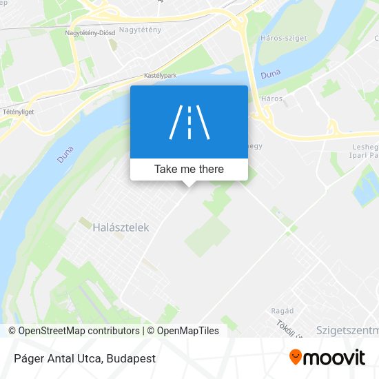 Páger Antal Utca map