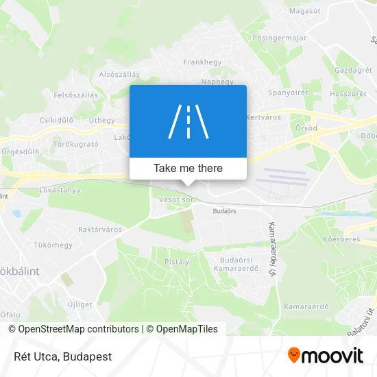 Rét Utca map