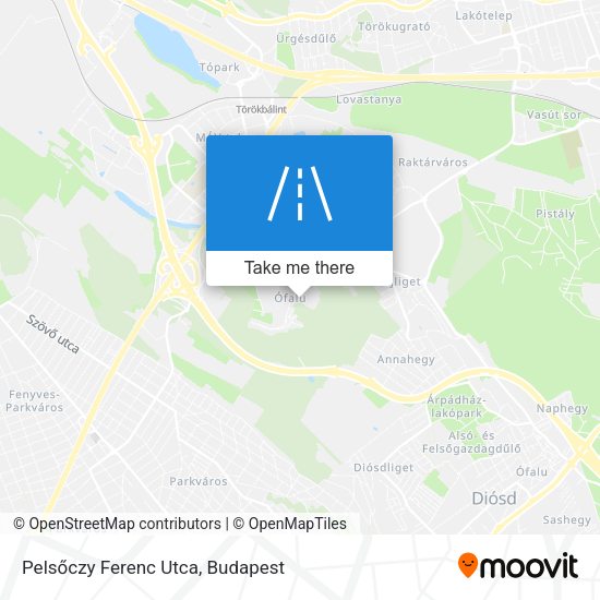 Pelsőczy Ferenc Utca map