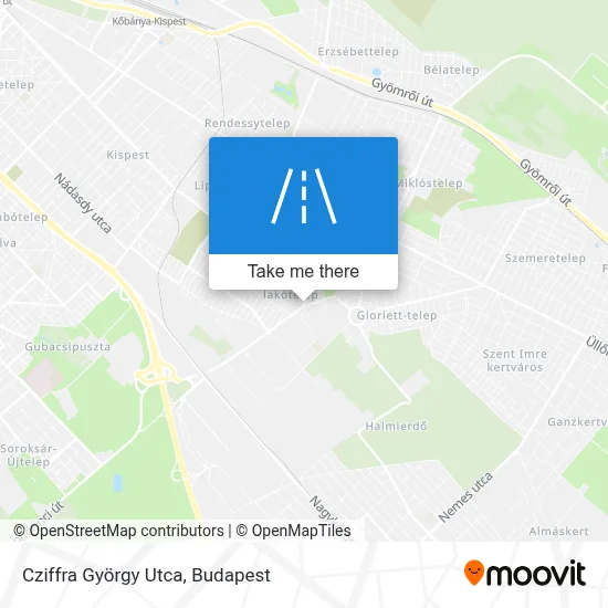 Cziffra György Utca map
