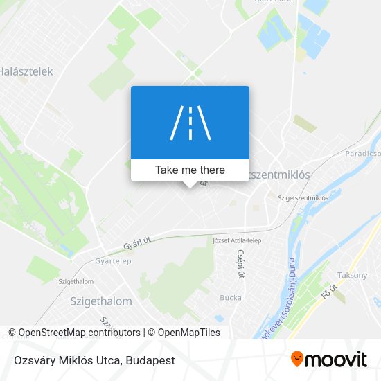 Ozsváry Miklós Utca map