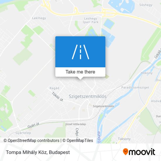 Tompa Mihály Köz map