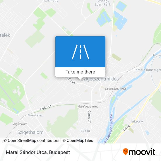 Márai Sándor Utca map