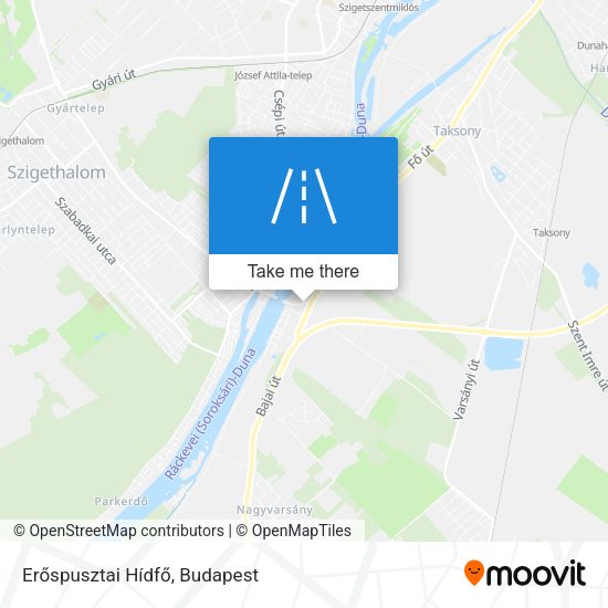 Erőspusztai Hídfő map