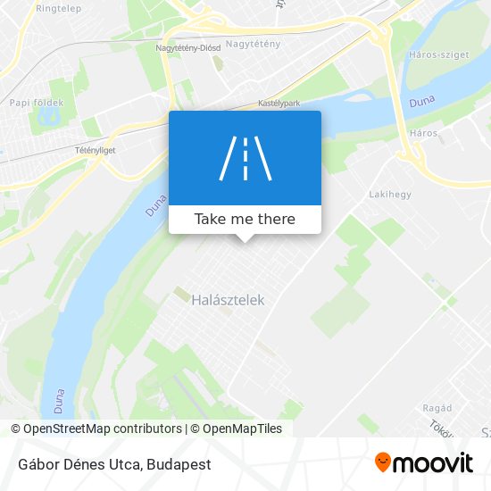 Gábor Dénes Utca map