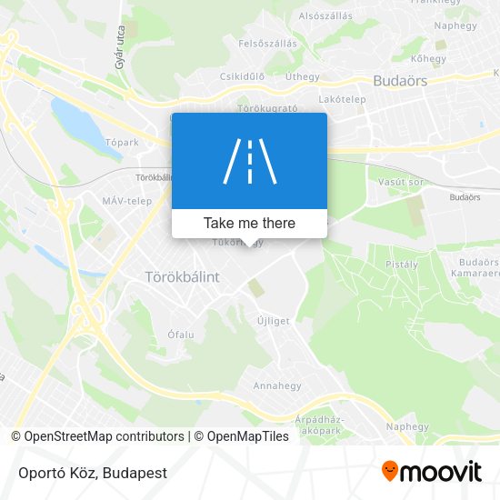 Oportó Köz map