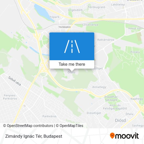 Zimándy Ignác Tér map
