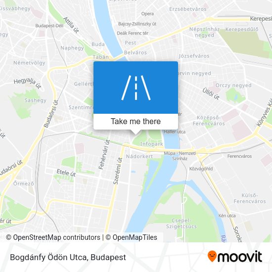 Bogdánfy Ödön Utca map