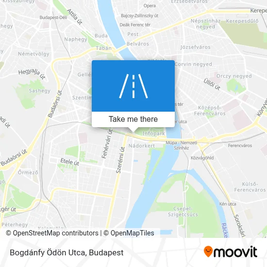Bogdánfy Ödön Utca map